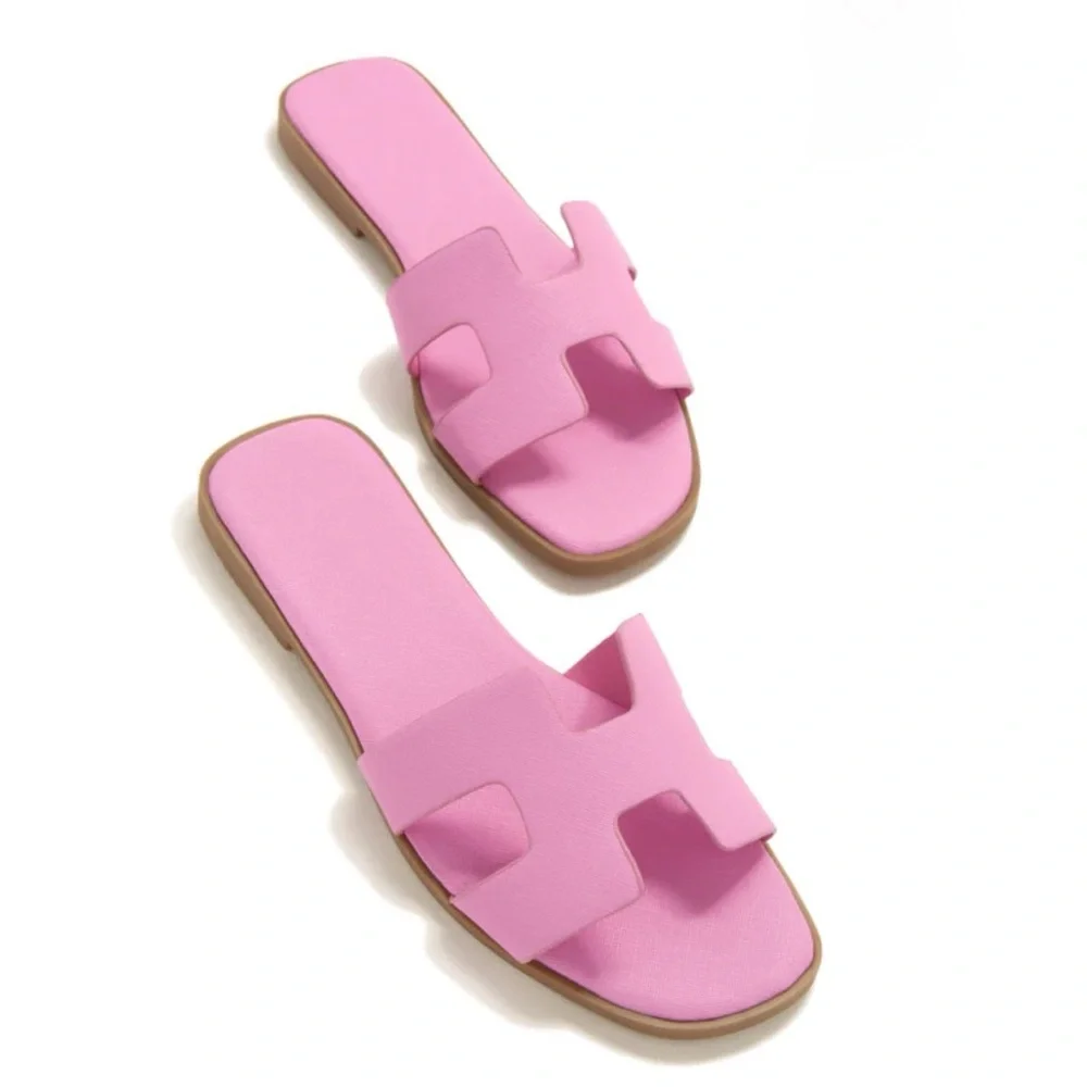 Pink Slip On Sandal - Picture 2 of 10